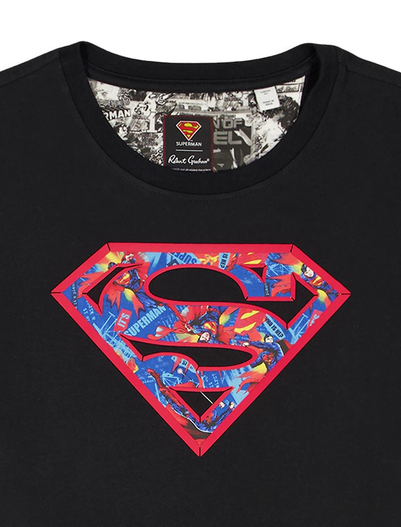The Superman™ x Robert Graham Shield T-Shirt