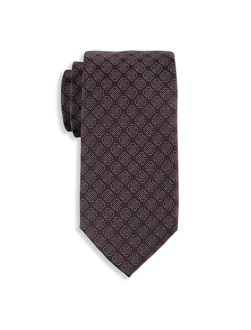 Sorrel Geometric Tie