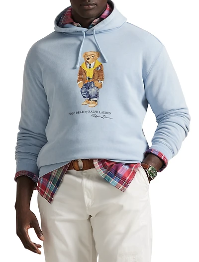 Bear Fleece Pullover Hoodie