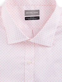 Mini Geometric Print Performance Dress Shirt