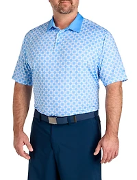 Mosaic Geometric Performance Polo Shirt