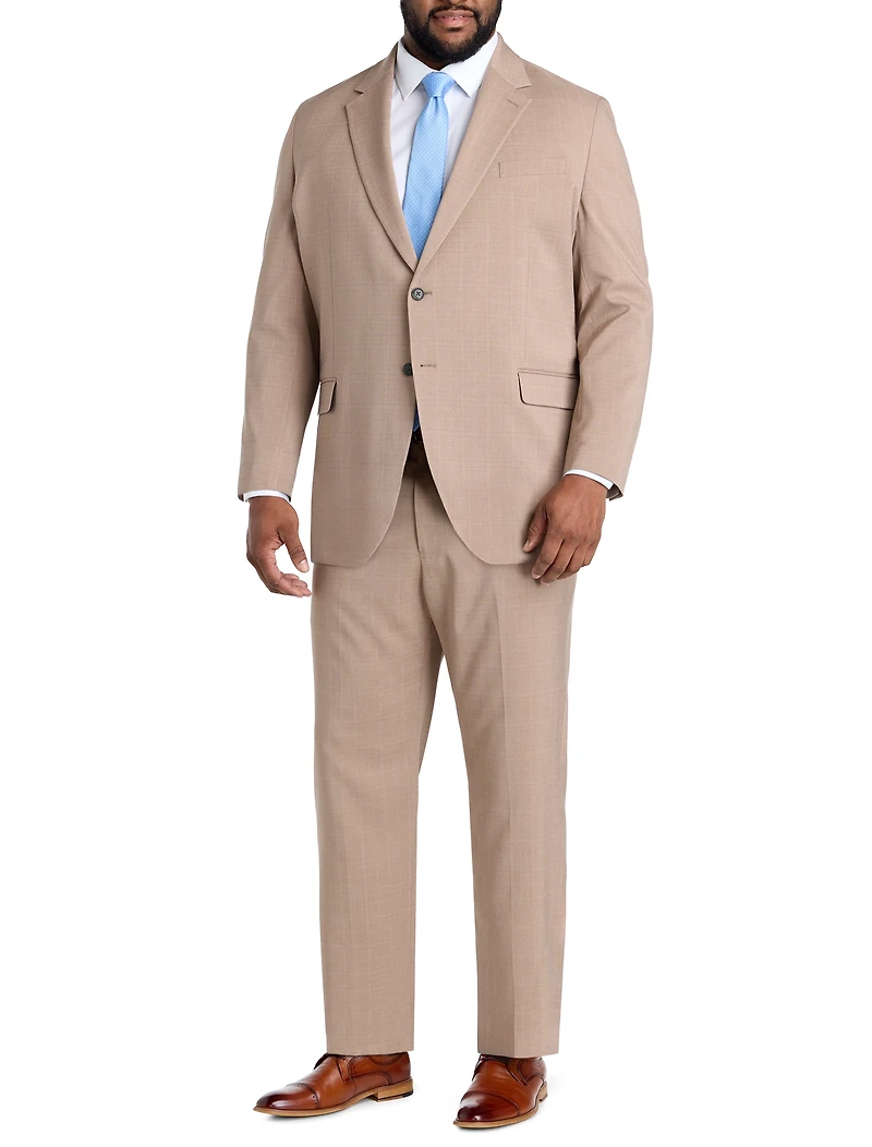 Smart Wash® Tonal Plaid Suit Jacket
