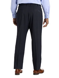 Classic Fit Large Plaid Dress Pants