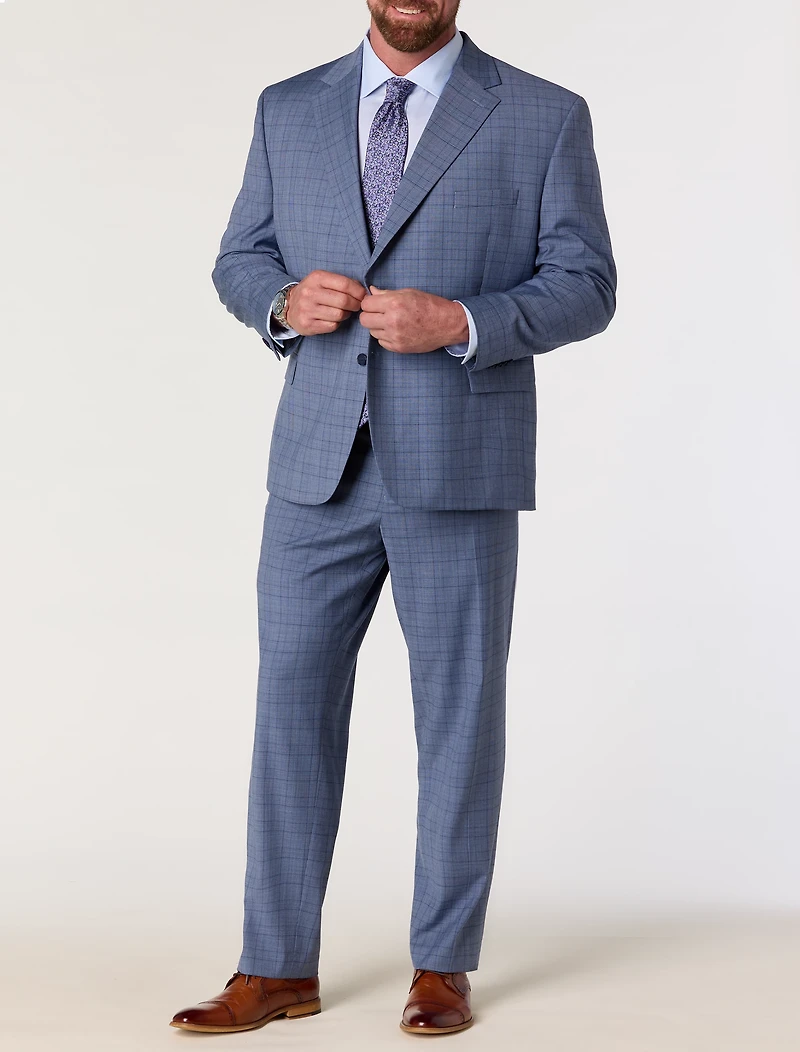 Glen Plaid Suit Jacket