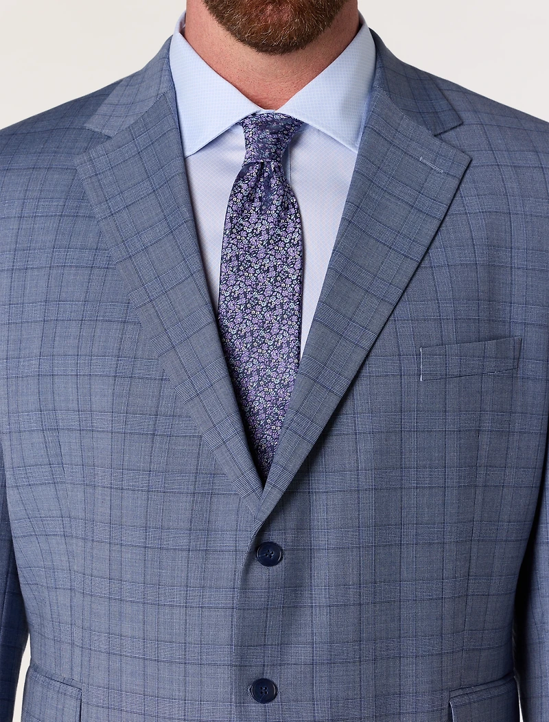 Glen Plaid Suit Jacket
