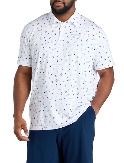 PFG Super Slack Tide™ Fish Print Polo Shirt