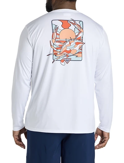 Fish Crab Long-Sleeve Graphic Tee