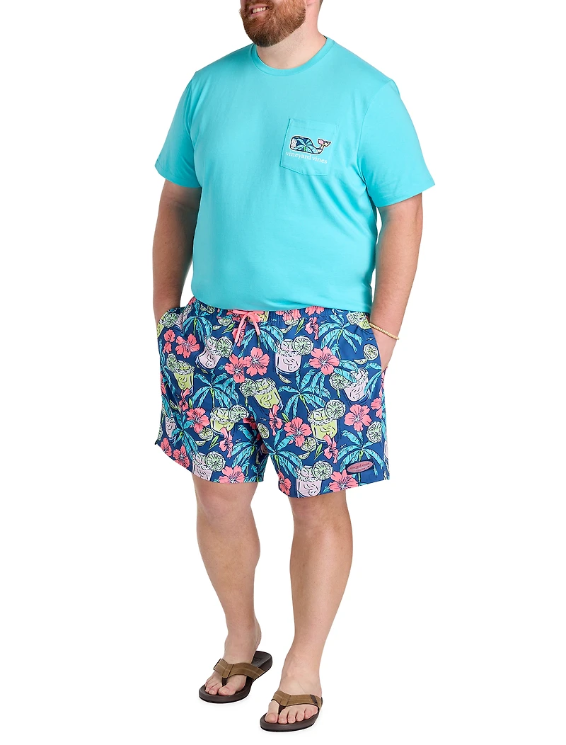 Printed Chappy Swim Trunks
