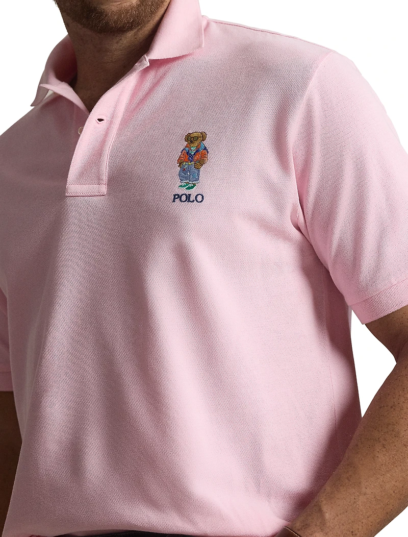 Summer Bear Mesh Polo Shirt