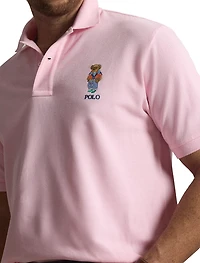 Summer Bear Mesh Polo Shirt