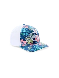 Chappy Print Whale Dot Trucker Hat