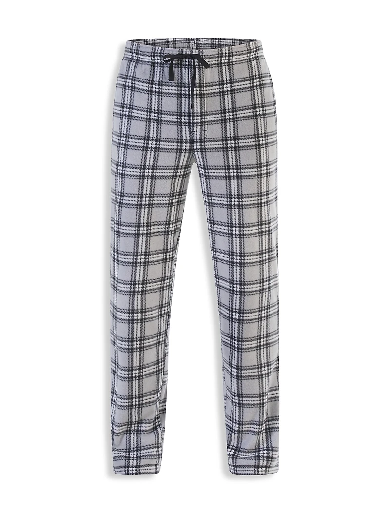 Plaid Microfleece Lounge Pants