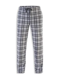 Plaid Microfleece Lounge Pants