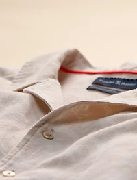 Brad Print Linen-Blend Sport Shirt