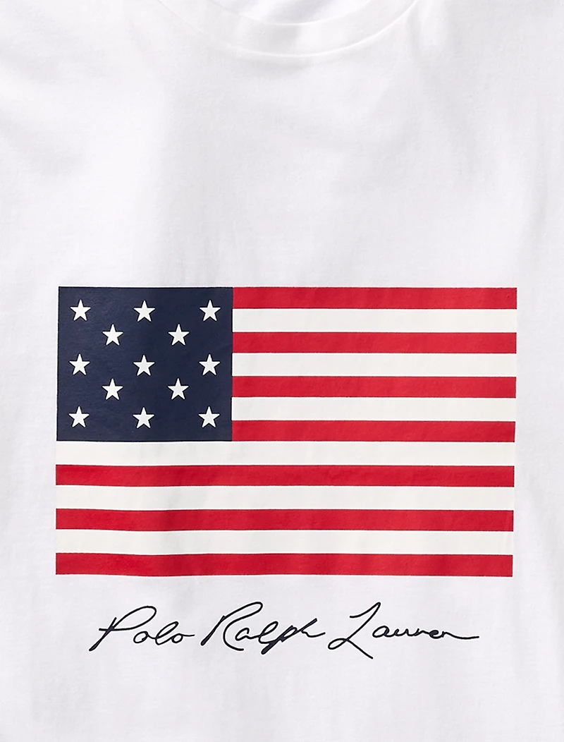 American Flag Graphic Tee