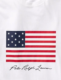 American Flag Graphic Tee
