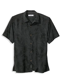 IslandZone® Coastal Ease Botanic Loom Sport Shirt
