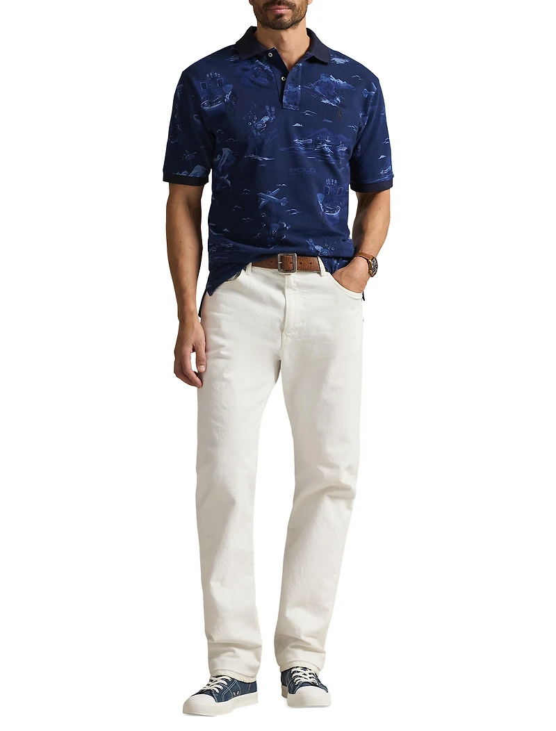 Mesh Bear Polo Shirt