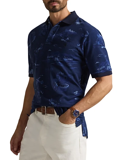 Mesh Bear Polo Shirt