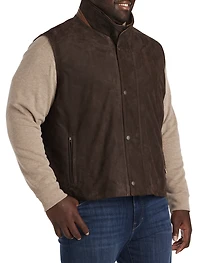 Double-Collar Lambskin Vest