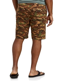Drawstring Camo Shorts