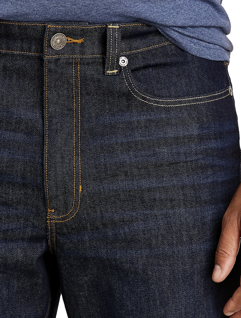 Refined Blue Relaxed-Fit Jeans