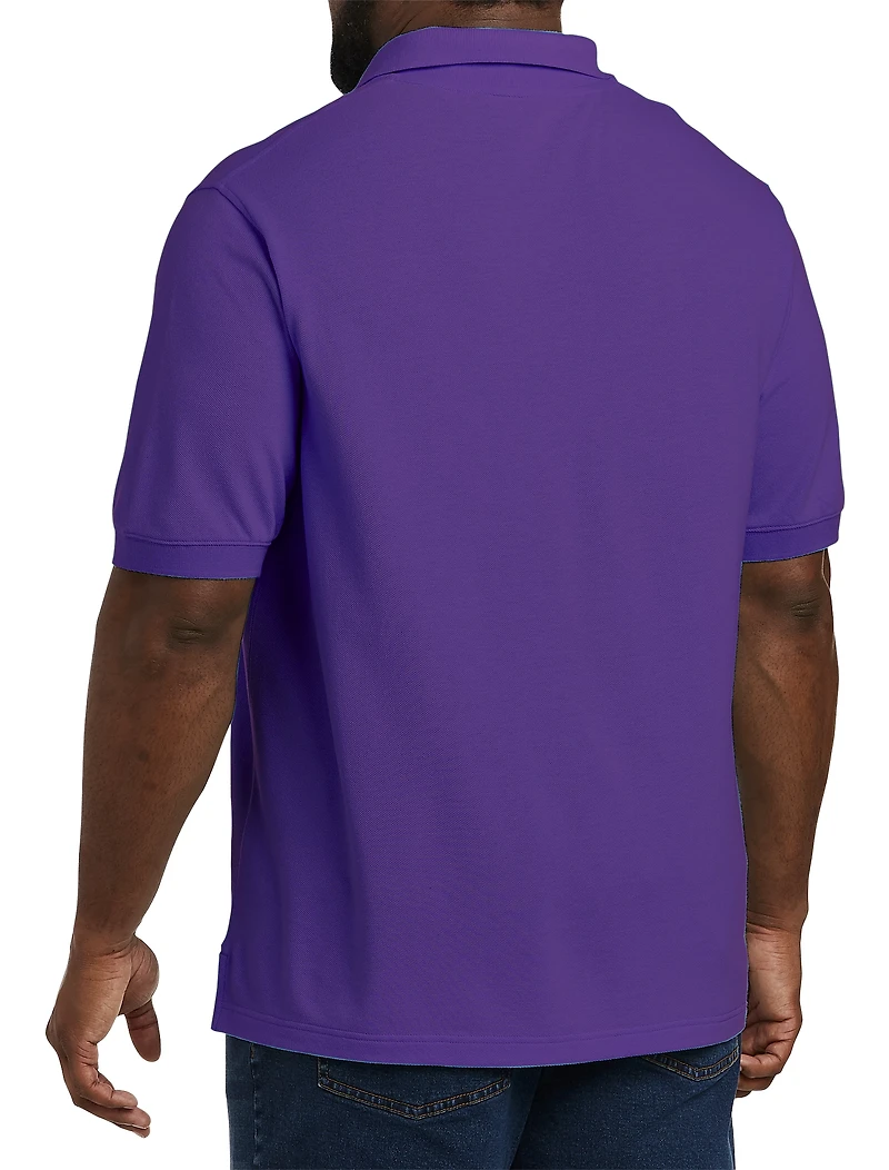 Piqué Mesh Short-Sleeve Polo Shirt