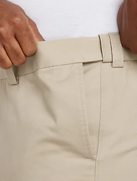 Flat-Front Twill Pants