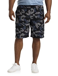 Performance Ripstop Camo Cargo Shorts