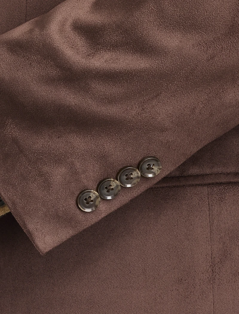 Faux-Suede Sport Coat