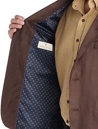 Faux-Suede Sport Coat