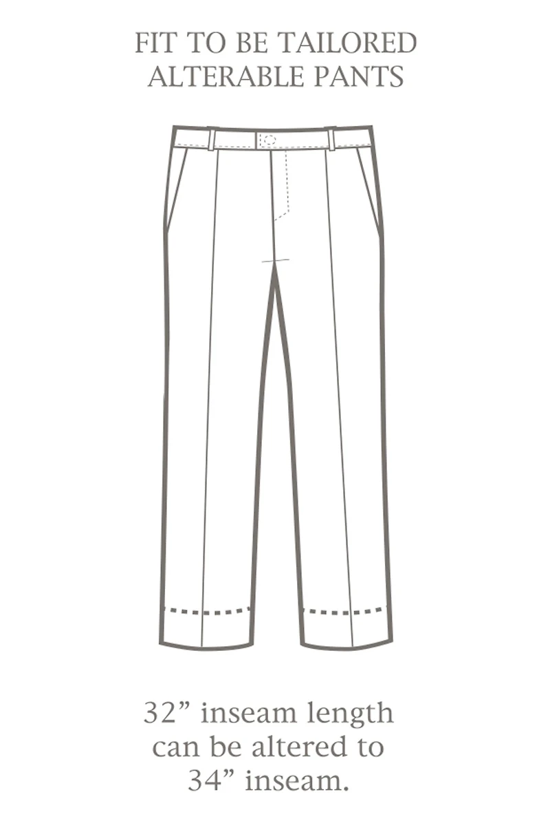 Waist-Relaxer Micro Dot Suit Pants