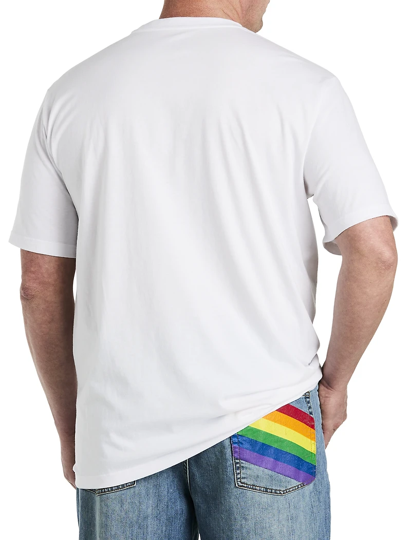 Pride Stripe Moisture-Wicking Pocket T-Shirt