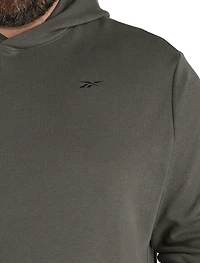 Zip-Pocket Pullover Hoodie