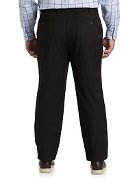 Waist-Relaxer Tonal Plaid Suit Pants