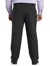 Waist-Relaxer Patterned Suit Pants