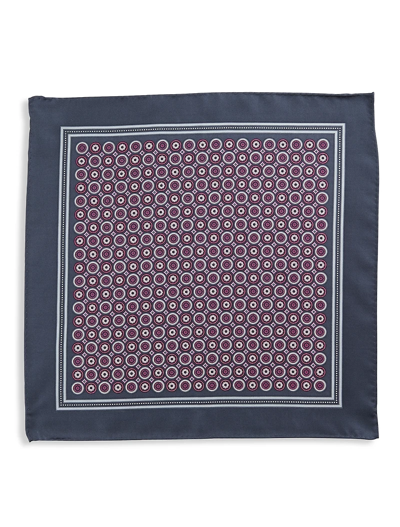 Geometric Silk Pocket Square