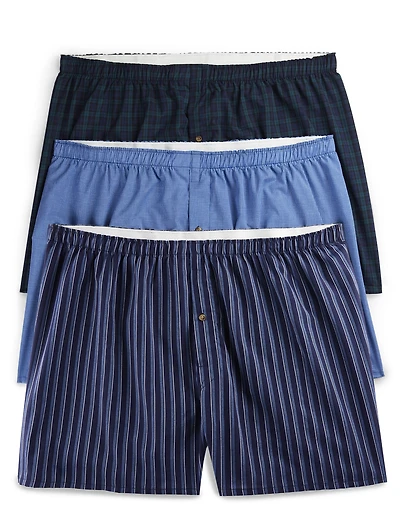3-pk 4.5 Inch Woven Boxers
