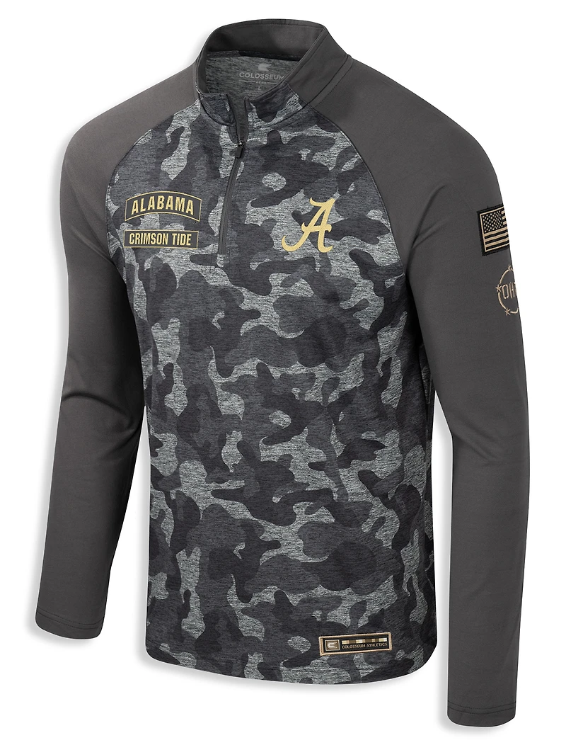 OHT 1/4-Zip Camo Pullover