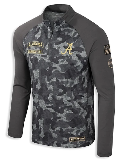 OHT 1/4-Zip Camo Pullover