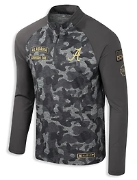 OHT 1/4-Zip Camo Pullover