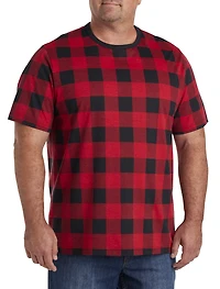 Buffalo Plaid Moisture-Wicking T-Shirt
