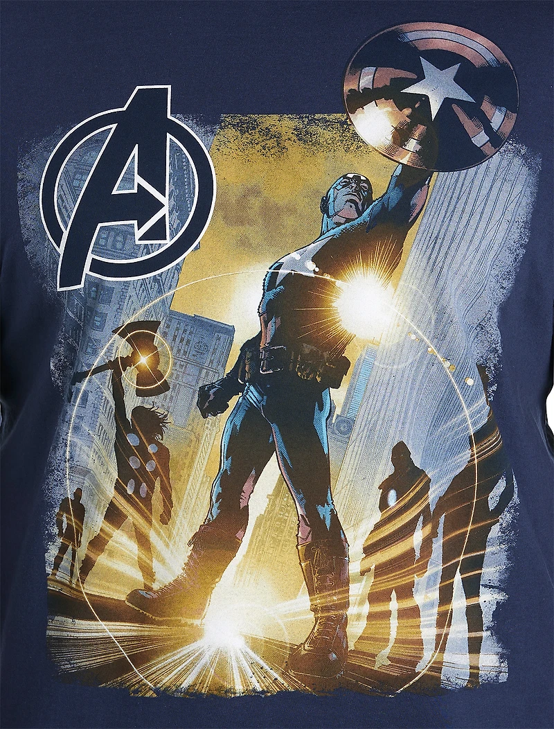 Avengers Silhouette Graphic Tee