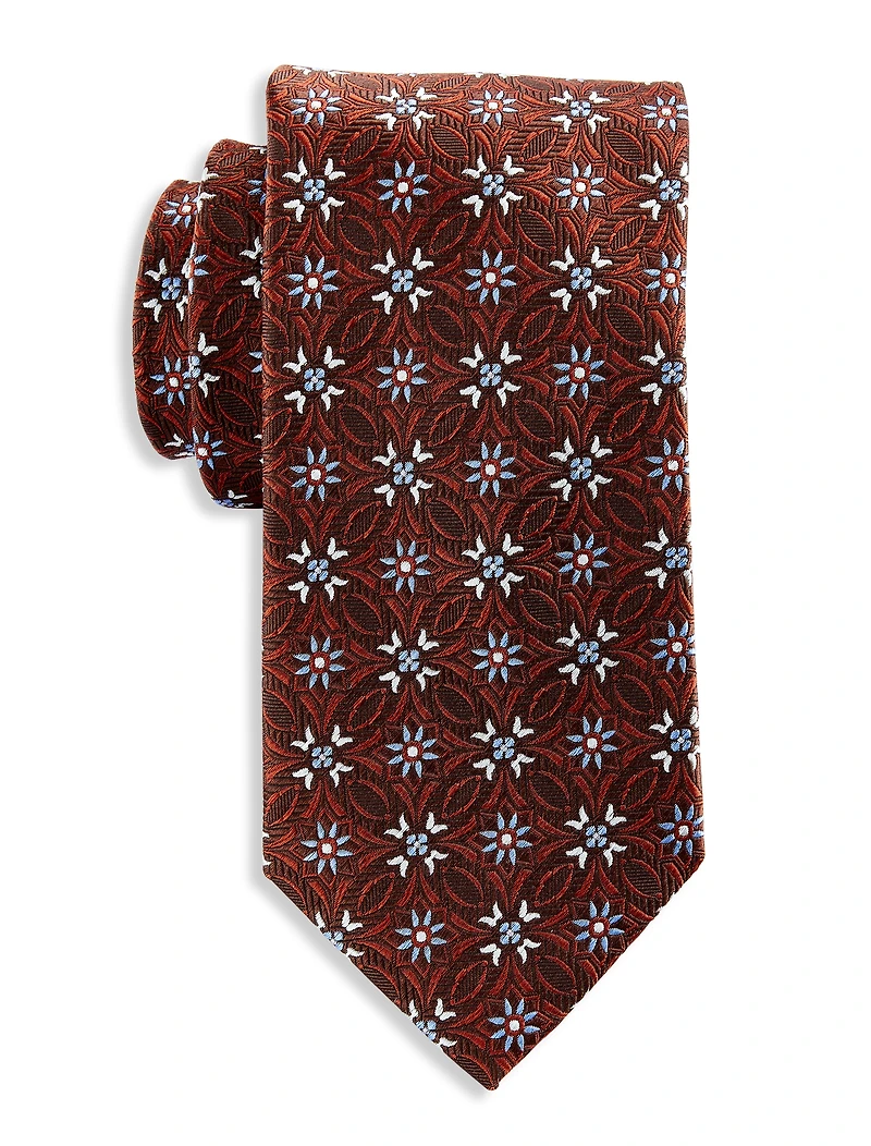 Modern Medallion Silk Tie