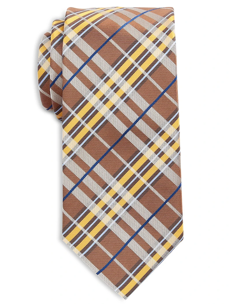 Multi Plaid Tie
