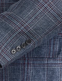 Italian Wool-Blend Glen Plaid Sport Coat