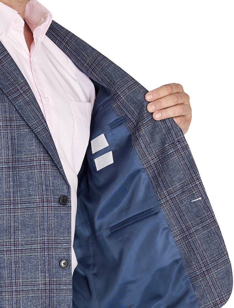 Italian Wool-Blend Glen Plaid Sport Coat