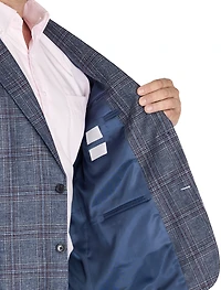 Italian Wool-Blend Glen Plaid Sport Coat
