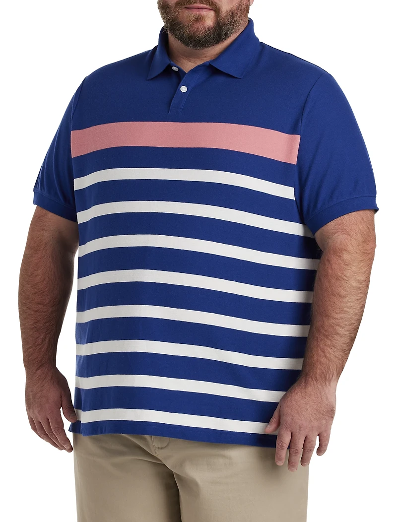 Chest Striped Polo Shirt