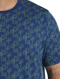 Moisture-Wicking Palm Print T-Shirt
